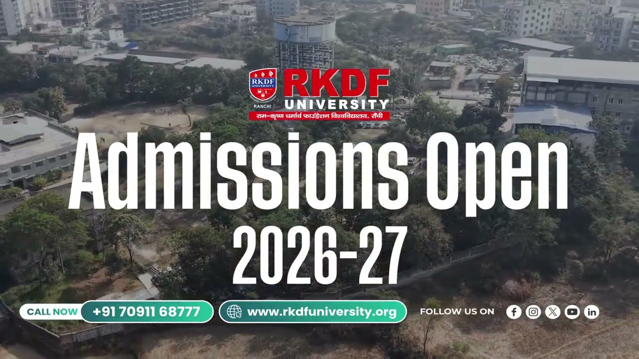 RKDF University Ranchi Campus Tour 2026 | Admissions Open | Best Private University in Jharkhand