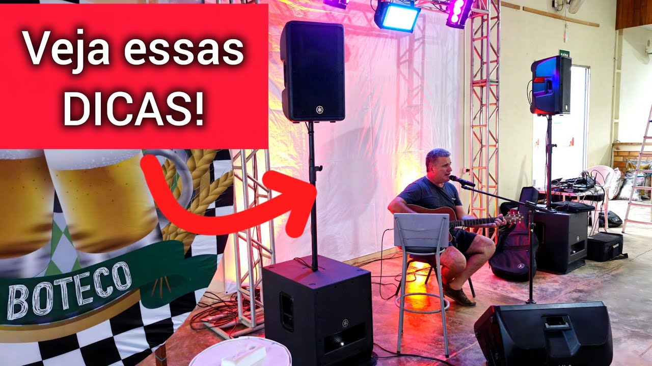 Sonorização em ANIVERSÁRIO - DICAS! 