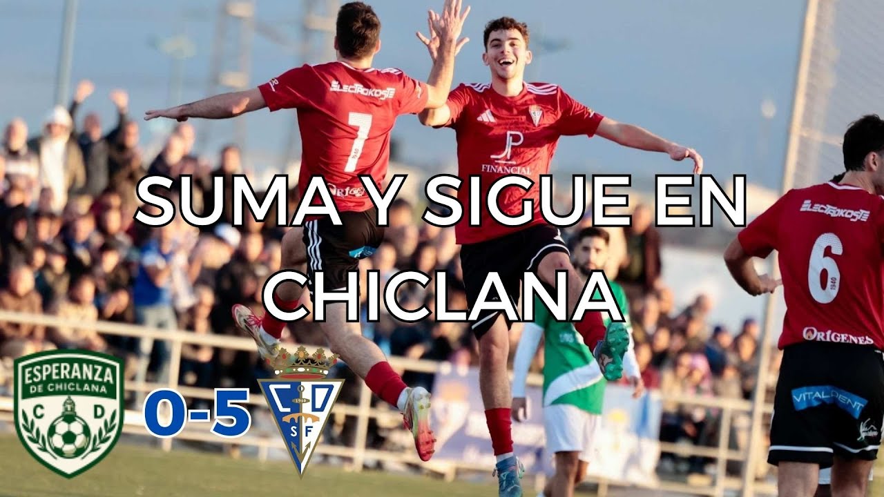 CRÓNICA: ESPERANZA DE CHICLANA (0-5) CD SAN FERNANDO 1940; EL LÍDER SUMA Y SIGUE EN CHICLANA