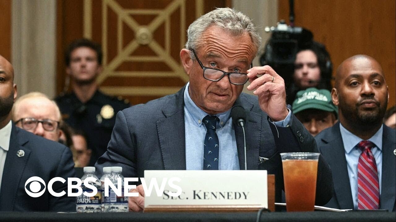 Watch: Robert F. Kennedy Jr. interrupted by protesters during Senate hearing opening statement
