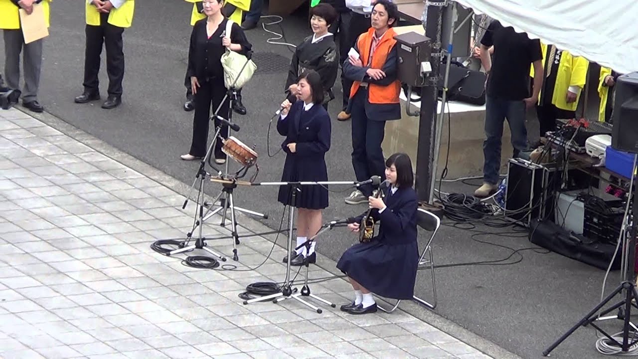 さらば奄美！　高校生が島唄にて見送る！！