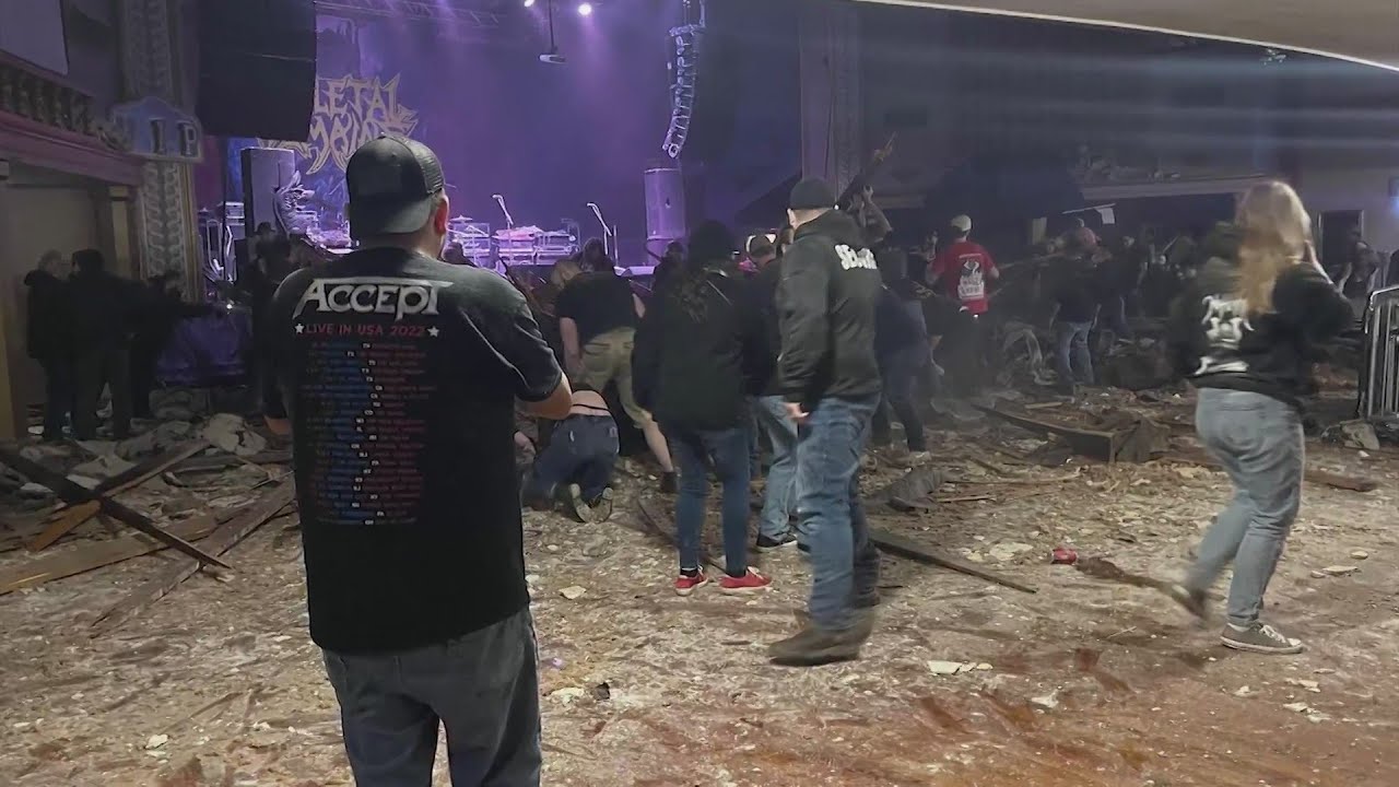 Witness: Terror at metal concert as tornado tore through roof of Belvidere theater