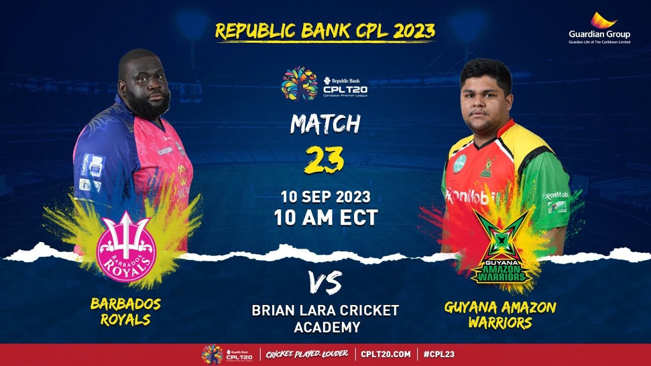 LIVE | Barbados Royals vs Guyana Amazon Warriors | CPL 2023