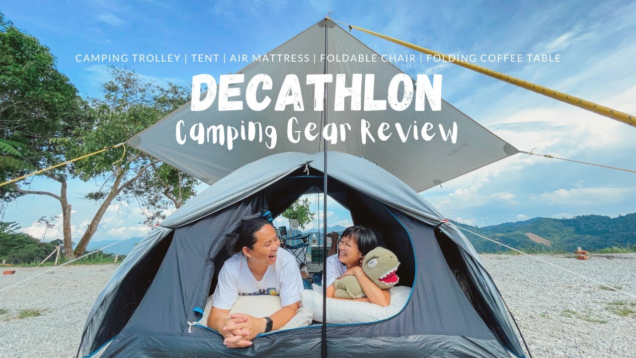 Decathlon Camping Gear Review｜Trolley｜Tent｜Air Mattress｜Foldable Chair｜Coffee Table