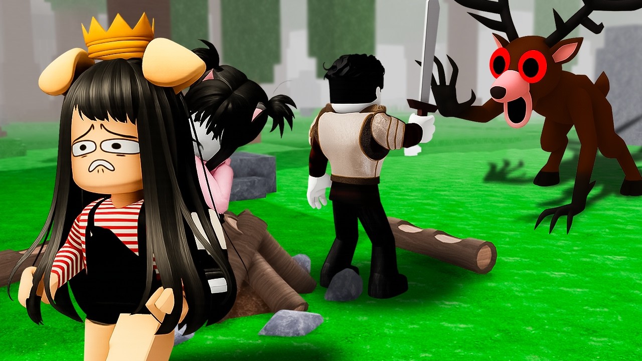 Ho Portato La Mia Famiglia su 99 Notti Nella Foresta su Roblox!