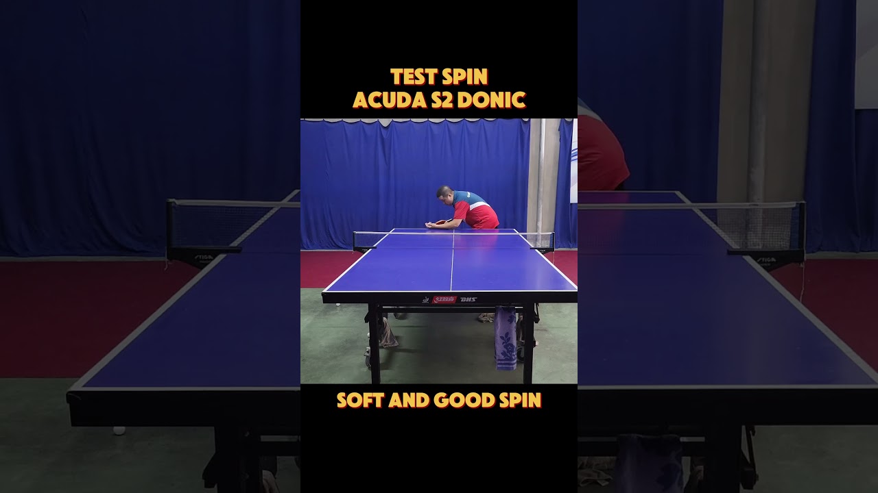 Donic Acuda S2 Test SPIN #tabletennis