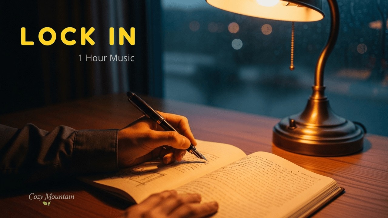 Lock In & Study 🌧️ Cozy Rainy Cabin Jazz for Deep Concentration