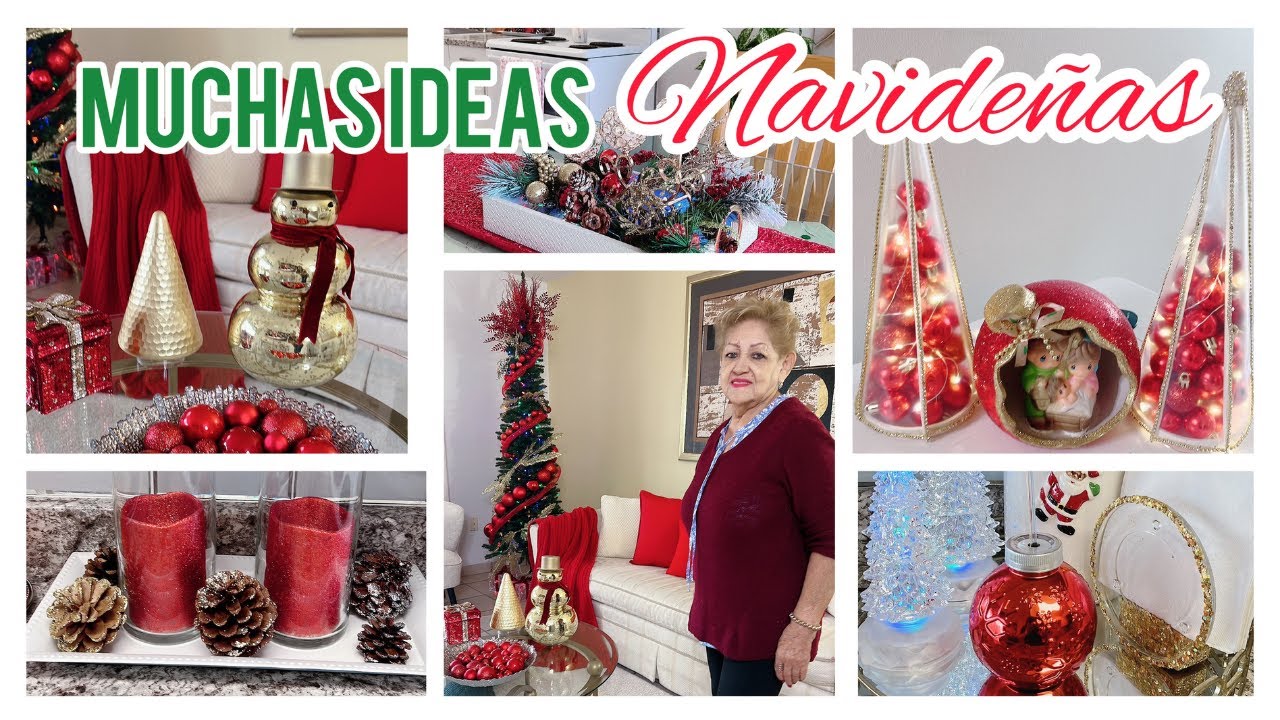 DECORACIÓN COMPLETA 🎄 IDEAS PARA LA SALA - MESAS - COMEDOR Y COCINA // EDICIÓN NAVIDAD