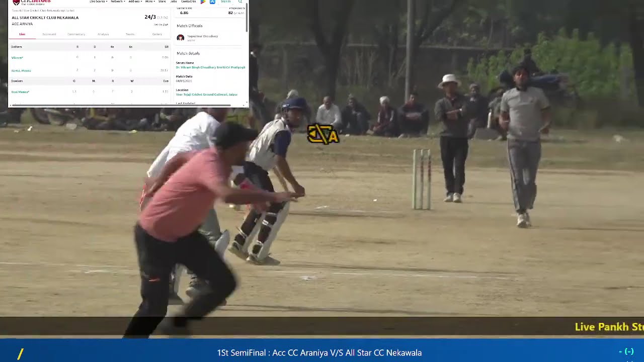 1St SemiFinal : Acc CC Araniya V/S All Star CC Nekawala