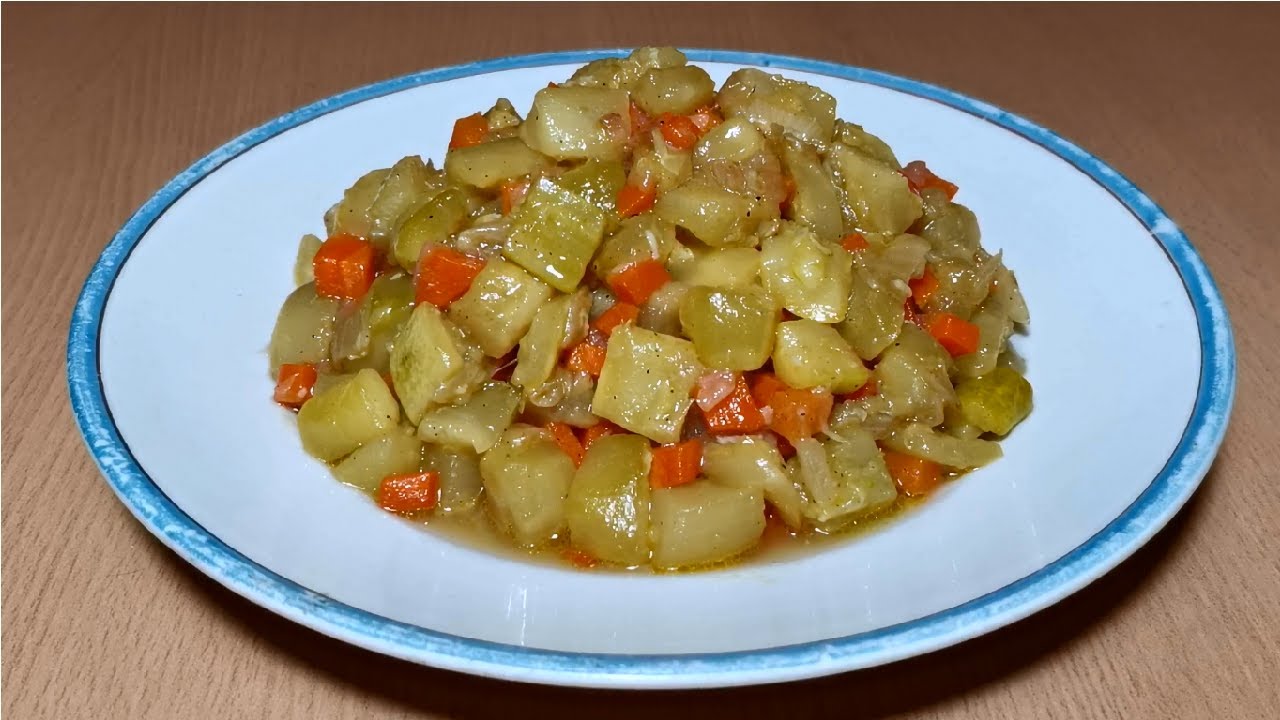 Кабачки Тушеные с Луком и Морковью. Быстрый Гарнир из Кабачков