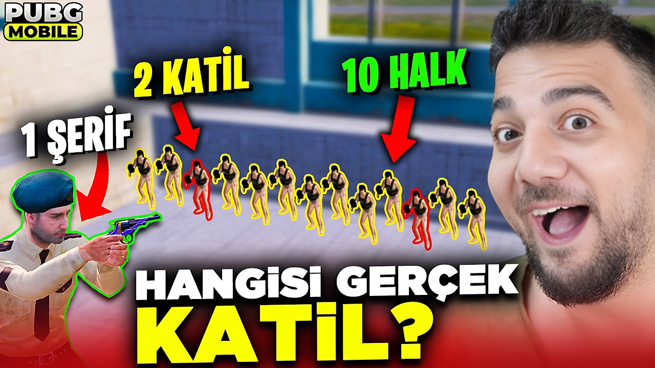 HANGİSİ GERÇEK KATİL? SAKIN MASUMLARI VURMA! Pubg Mobile Katil Kim