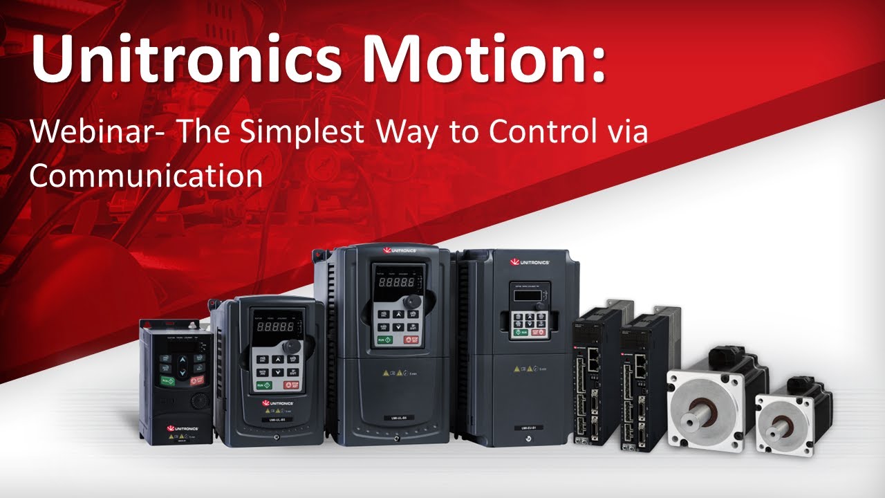 VFD  - The Simplest Way to Control via Communication (A webinar)