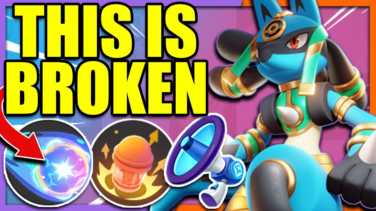 My current Favorite LUCARIO BUILD is so INSANELY STRONG | Pokemon Unite