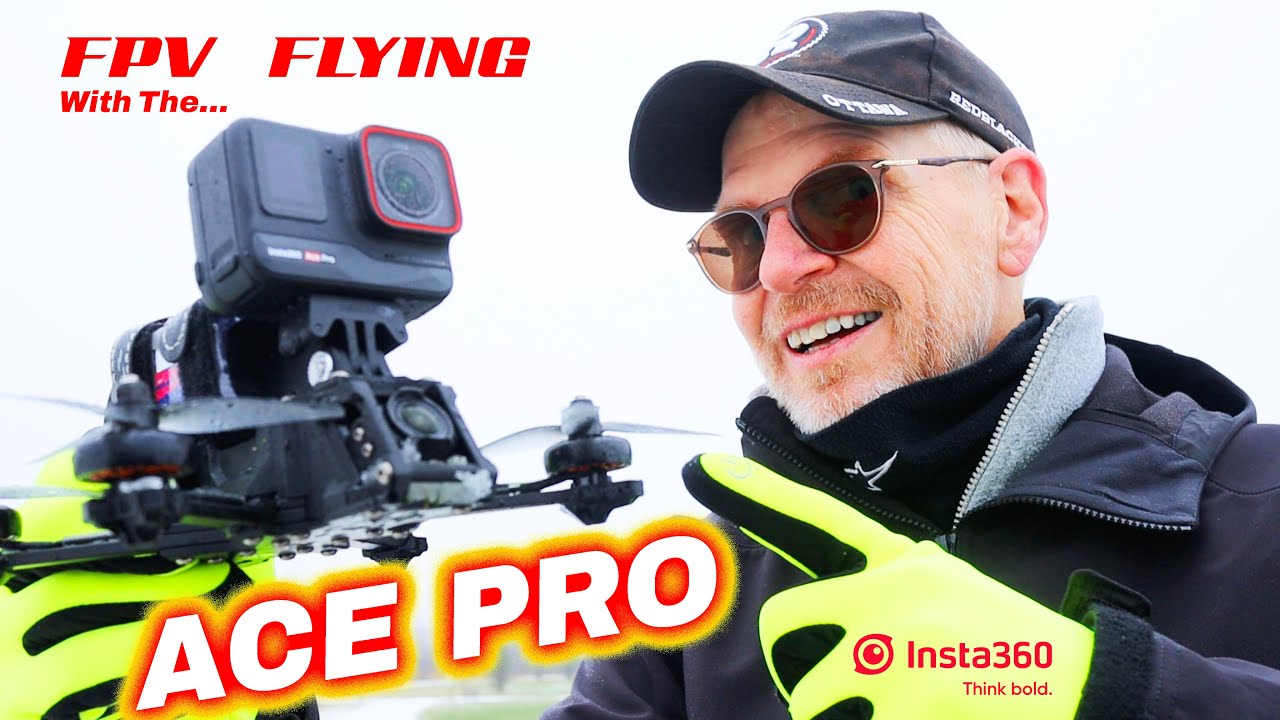 INSTA360 Ace Pro - FPV Drone Flying in Snow & Rain!