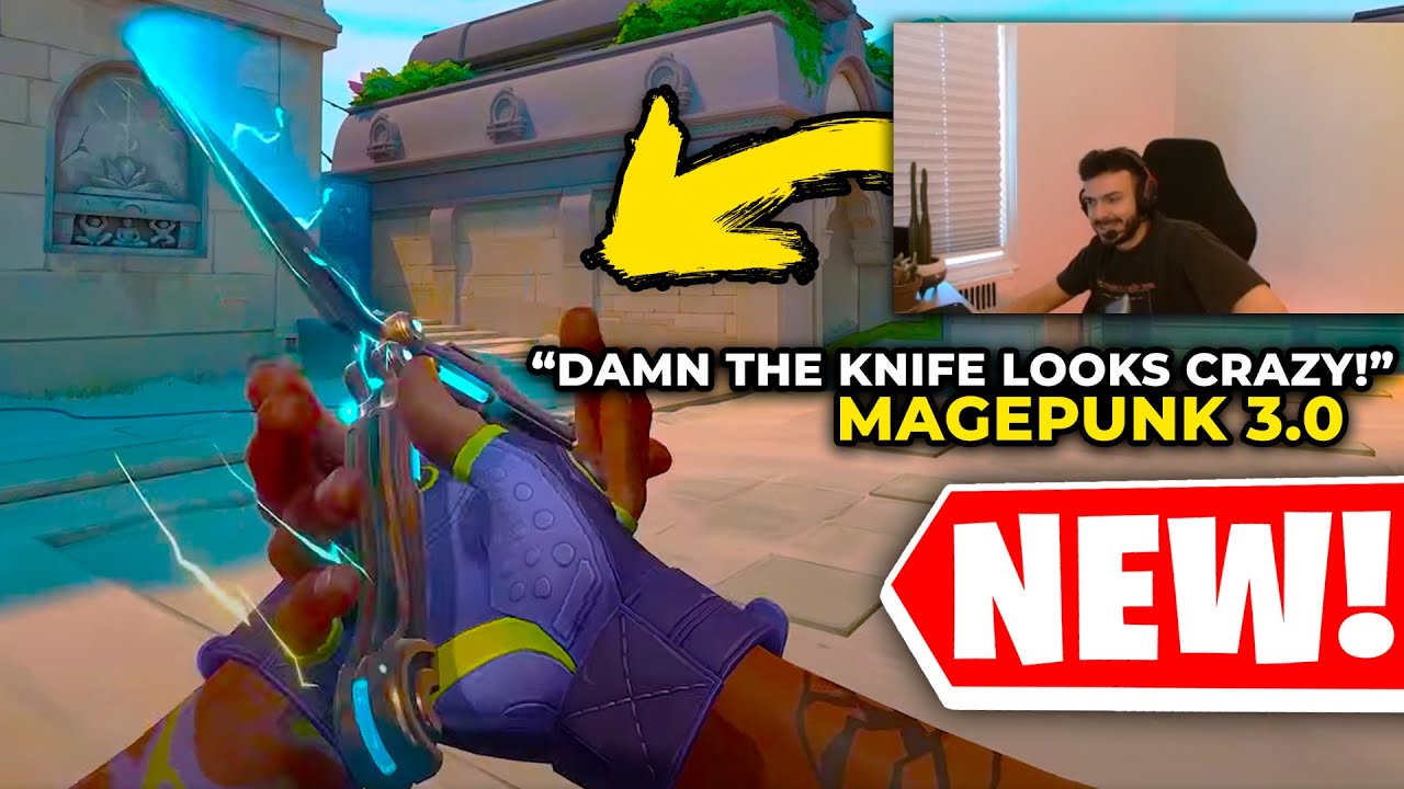 Tarik Reacts to *NEW* MAGEPUNK 3.0 Valorant Bundle w/ New Butterfly Knife Animation..