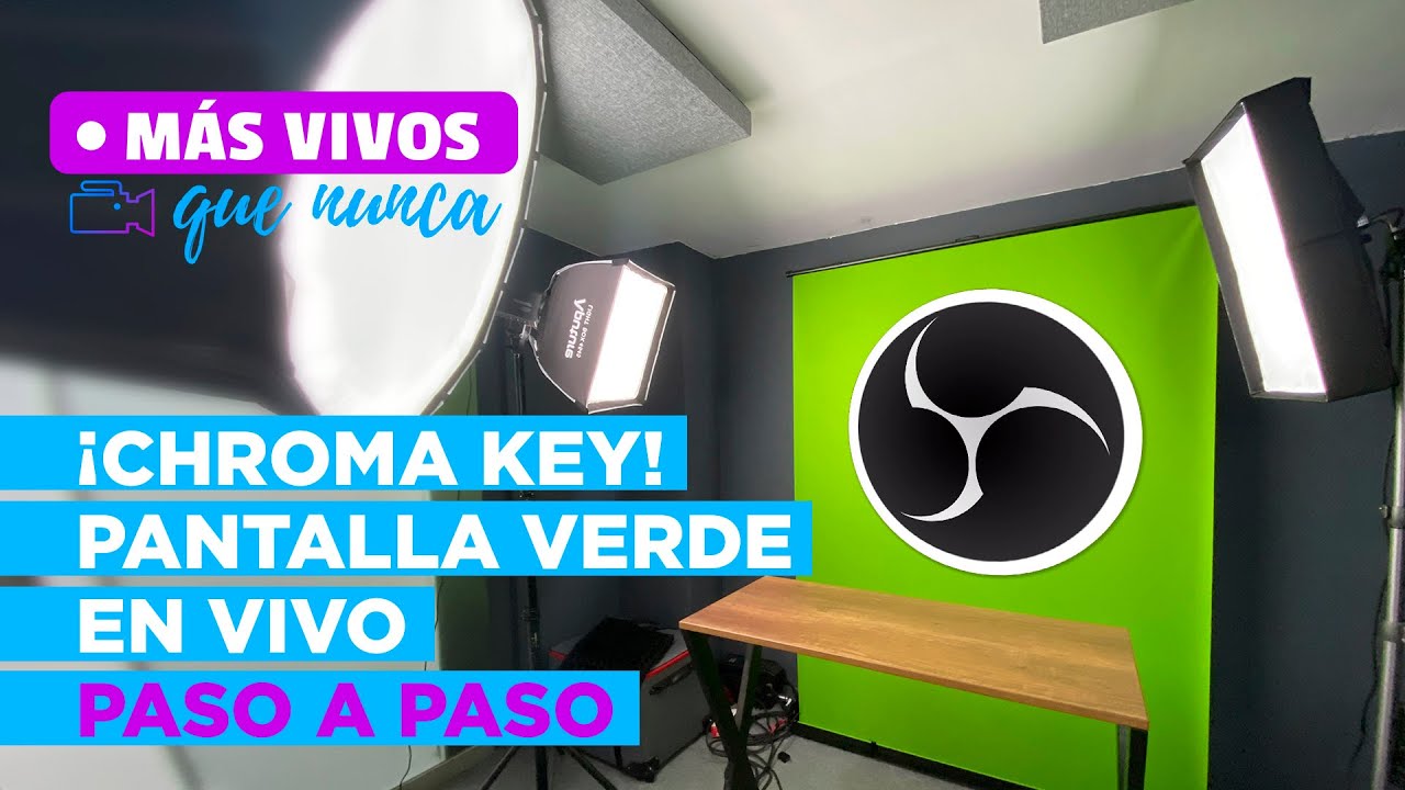 🔴 EN VIVO - Hacemos un CHROMA KEY,  paso a paso (pantalla verde)