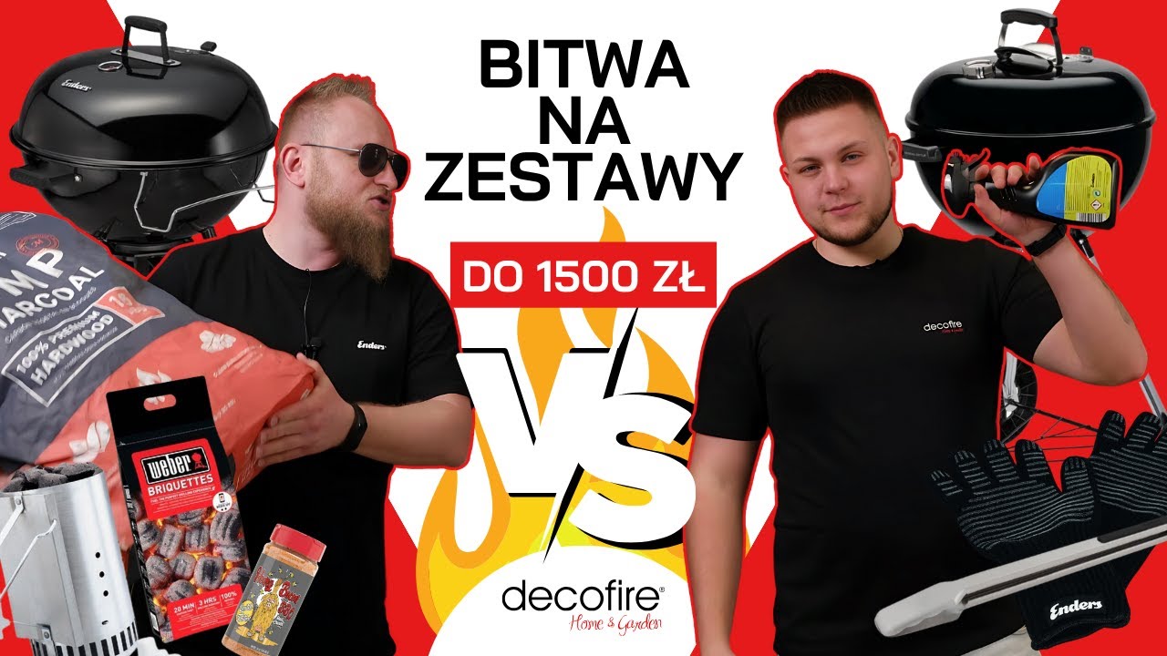 🔥 Zestaw grillowy do 1500 zł ⚔️ Bitwa | DECOFIRE