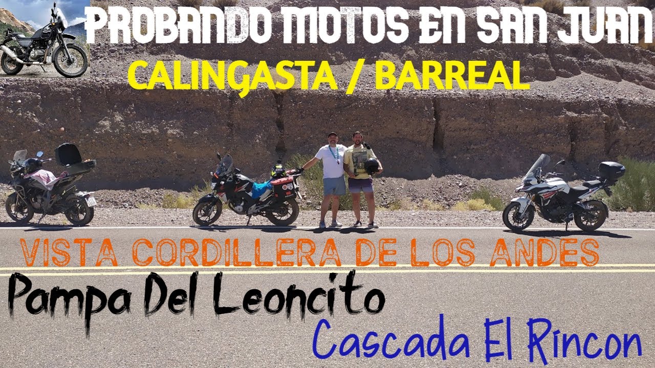 PAMPA DEL LEONCITO Cascada El Rincon San Juan PRUEBO ROYAL ENFIELD HIMALAYAN 400 BETA ZONTES 310 ADV