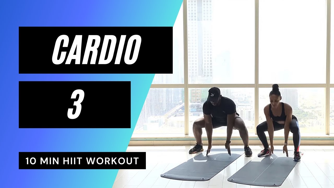 10 MIN HIIT WORKOUT CARDIO SESSION | MrandMrsMuscle