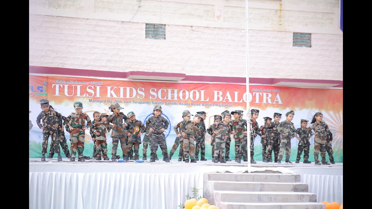 Hum Bharat Ke Hain  || प्रस्तुति By Junior Wing Group || Tulsi Kids School Balotra || 15th Aug