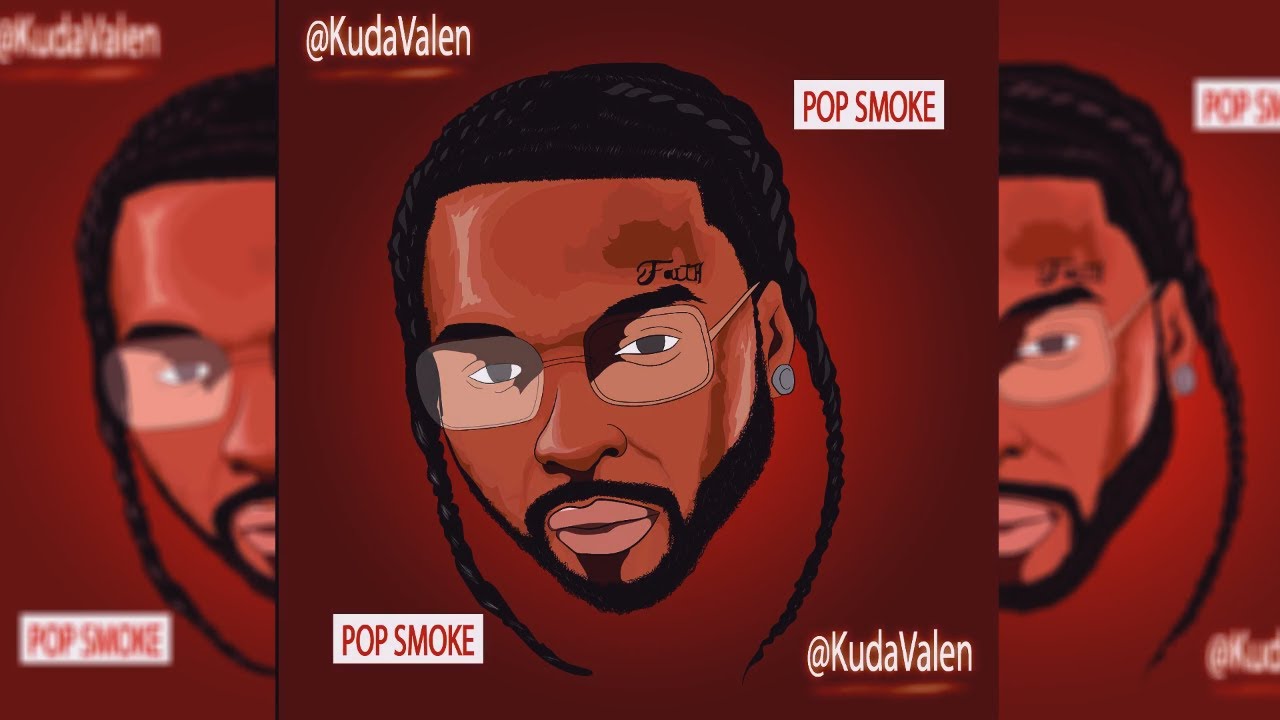 SPEED ART -  [  HOW TO DRAW POP SMOKE ]