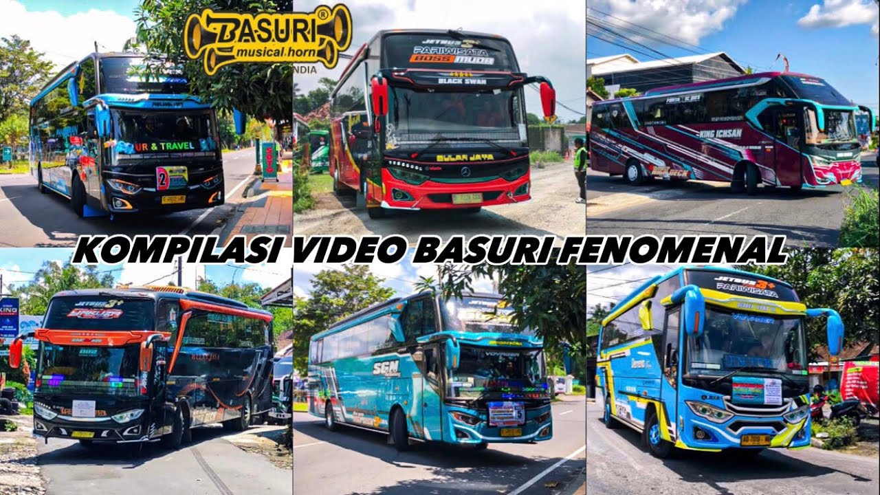 VIDEO KOMPILASI TELOLET BASURI VIRAL FENOMENAL II #basuri #teloletbus #viral