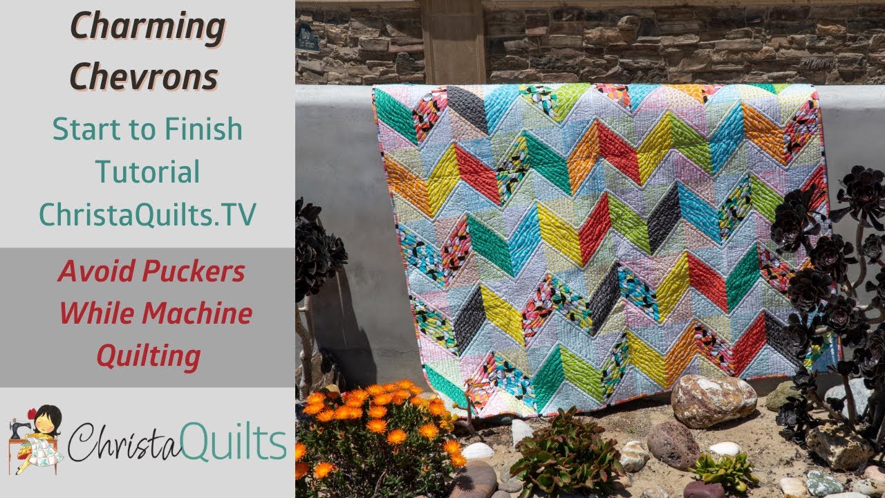 Charming Chevrons Quilt from 5