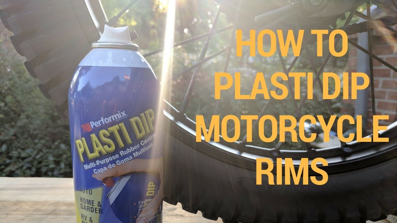 How to Plasti dip motorcycle wheels - Honda CT90 Painted Rims