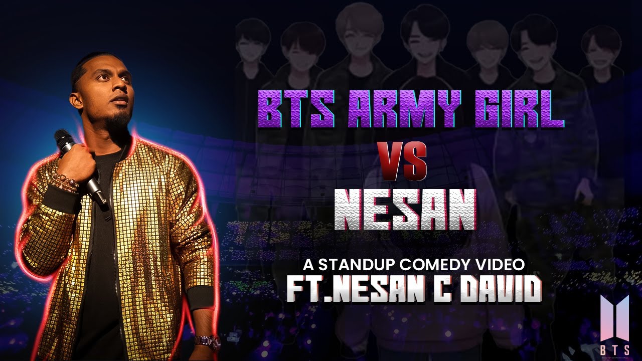 BTS Army VS Nesan | Crowdwork Standup Comedy Video By Nesan David | Happy Ending | English Subs