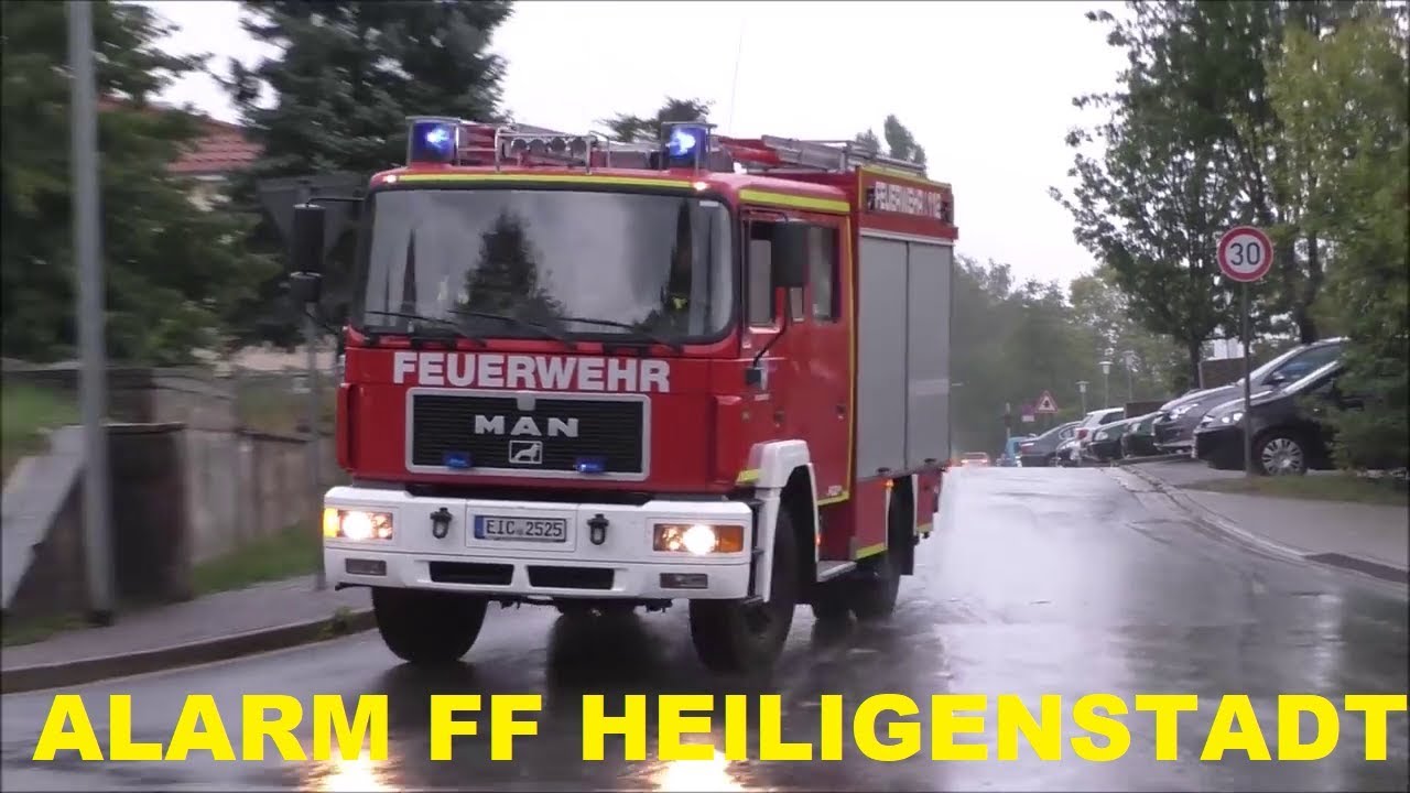 [MELDEEMPFÄNGER ALARMIERUNGEN] UNWETTER EINSATZ FEUERWEHR HEILIGENSTADT