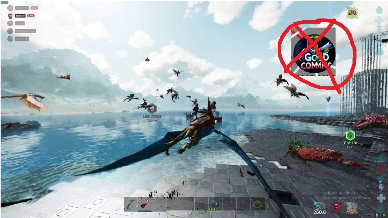Round 2 Pushing GoodComs Off The Server!!! | Official Pvp Ark Ascended 