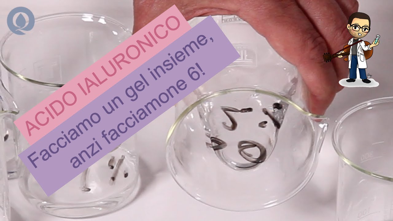 Come si fa un gel a base di acido ialuronico? Ne faremo, 6 tipi diversi!
