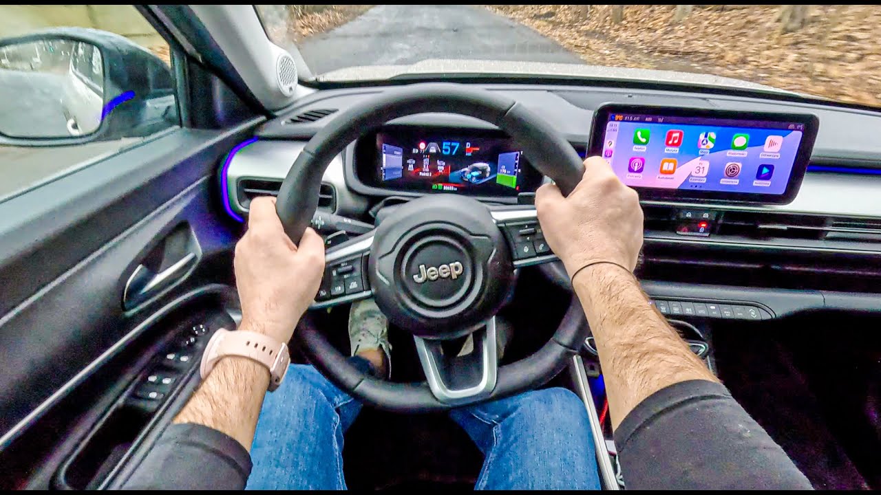 NEW Jeep Avenger 2025 (1.2 e-Hybrid 100 hp) | POV Test Drive 