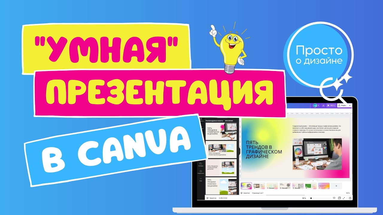“Волшебный дизайн” для создания презентации | Искусственный интеллект Magic Presentation в Canva