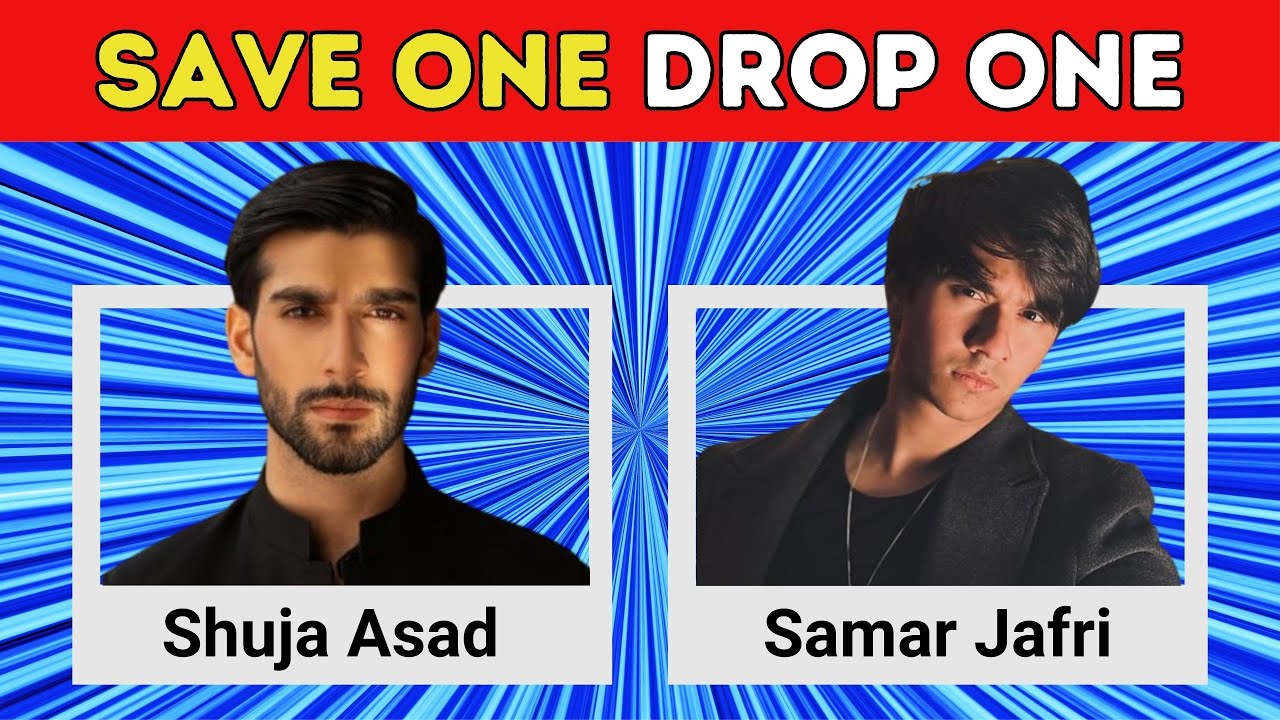 Save One Drop One Pakistani Celebrity | Pakistani Drama Quiz | Funquestic