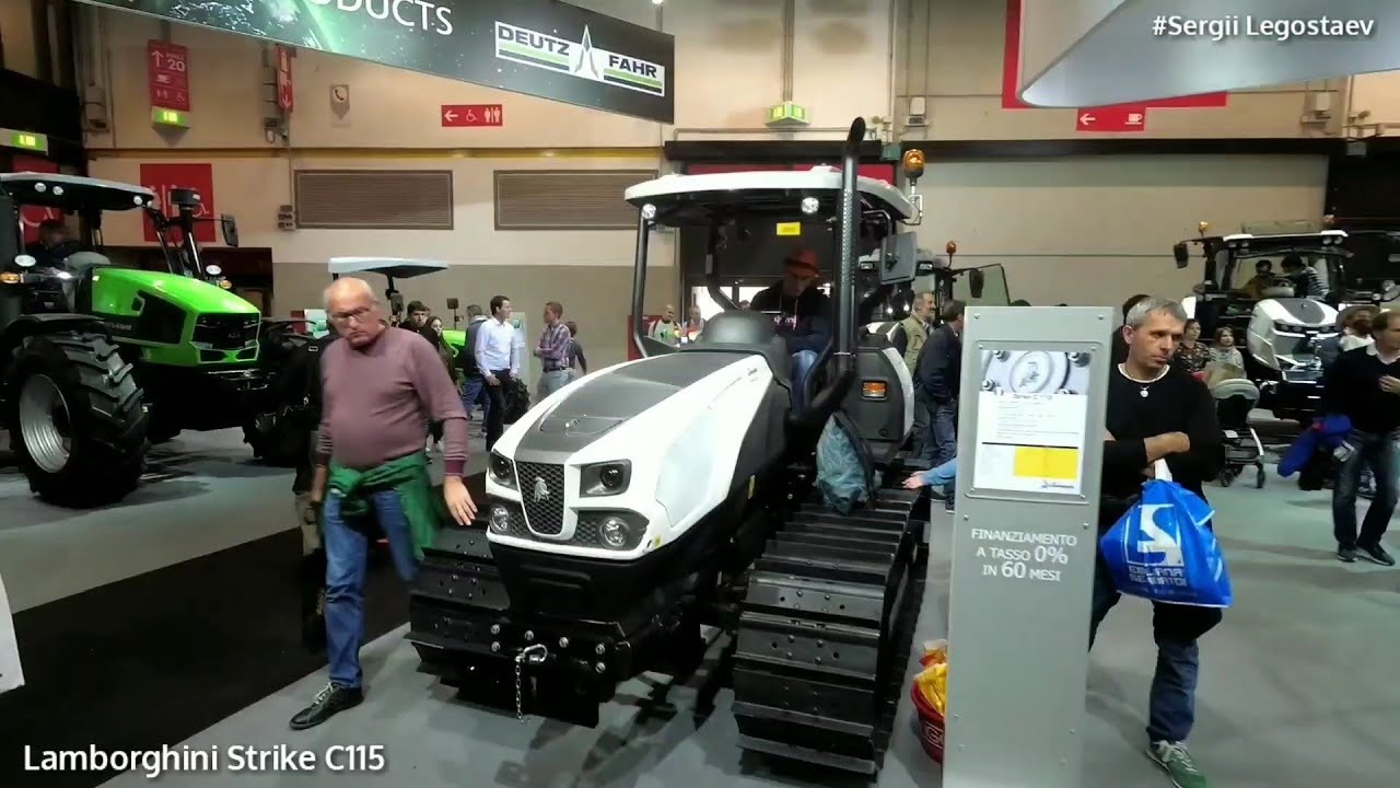 Навіщо Гусениці трактору Lamborghini Strike C 115 - аналог Т-150 по Італійськи