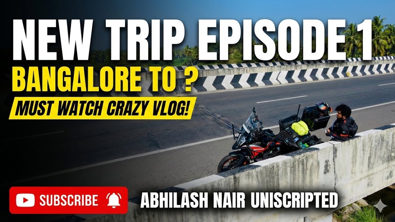 Epic Solo Bike Ride Episode 1: From Bangalore to Mountain calling, WHERE? Must watch stay tuned.