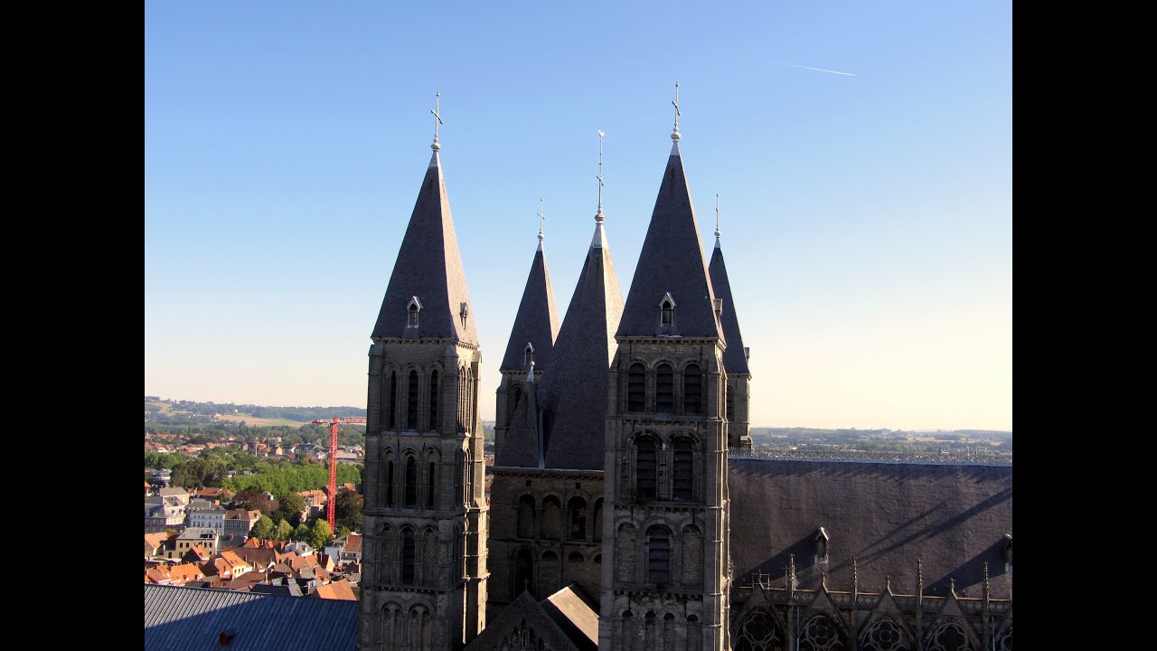 Tournai, cathédrale, Marie-Pontoise + sonnerie partielle. / Doornik, kathedraal, klokken.