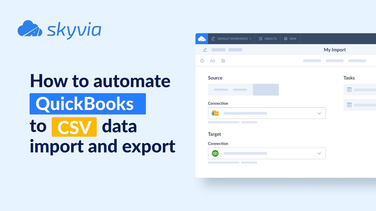 Автоматизация импорта и экспорта CSV-данных QuickBooks
