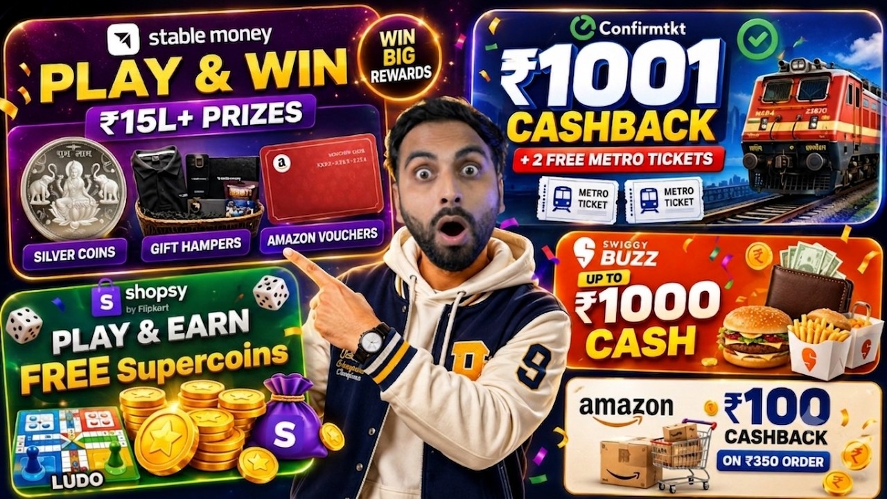 Stable Money Giftcard, Silvercoin, Hamper | FREE Train | Swiggy Cash | Shopsy Loot | Amazon Cashback
