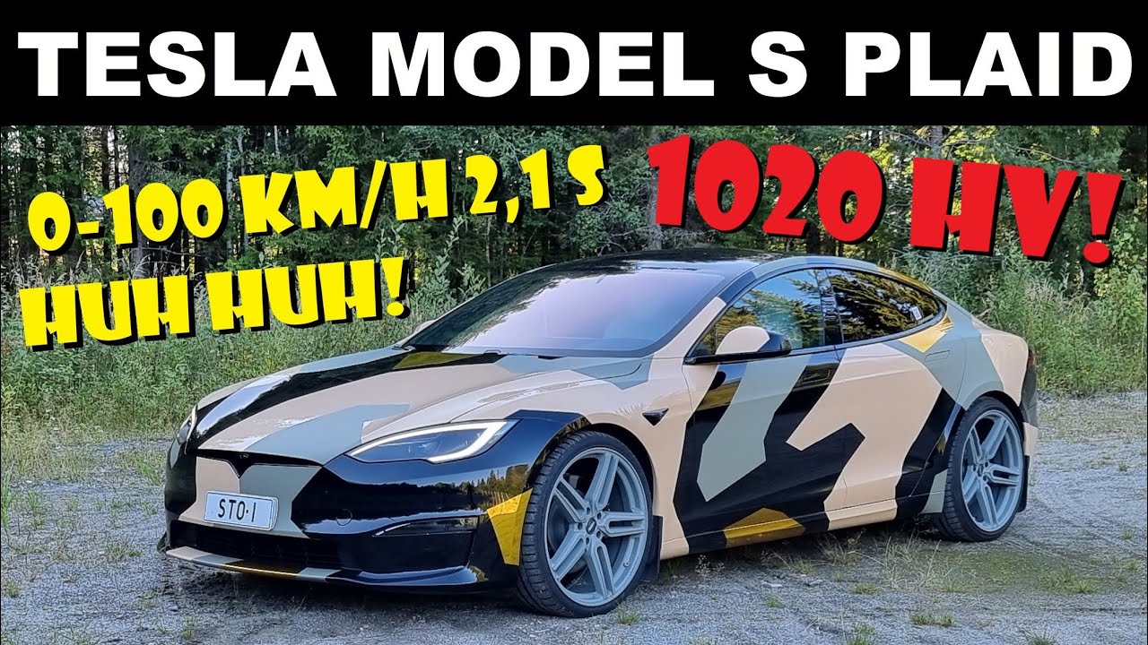 Tesla Model S Plaid koeajo - RAAKA VOIMAPESÄ!