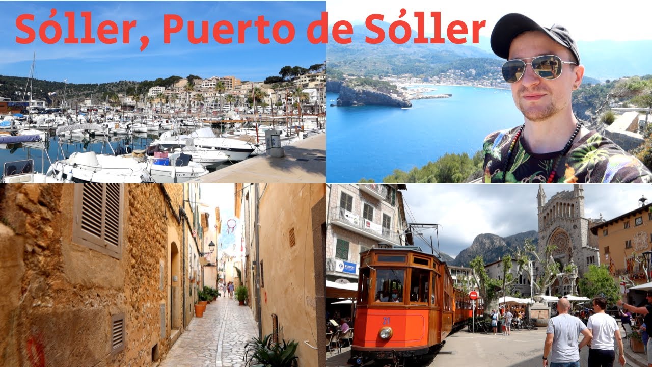 VLOG 09- PODR&Oacute;Ż NA MAJORKĘ- S&oacute;ller, Puerto de S&oacute;ller. Przejażdżka tramwajem z lat 20. Piękne miasto!