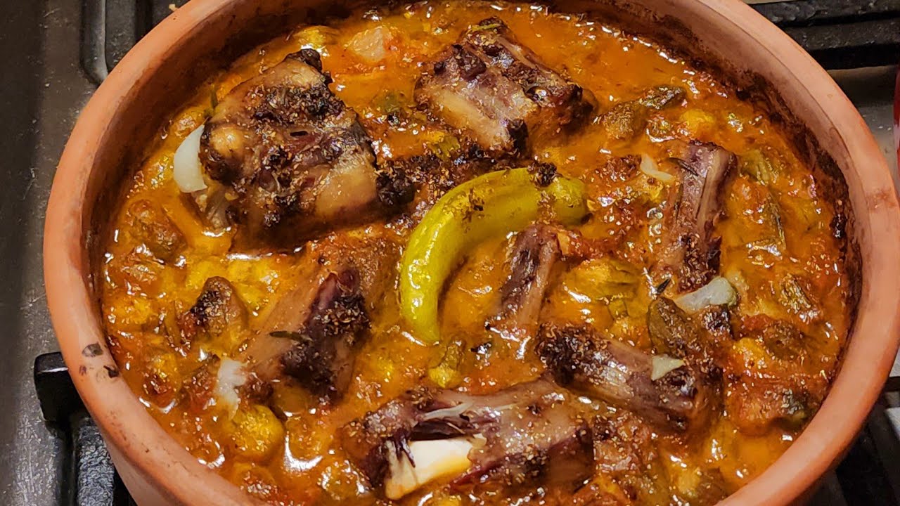 جربتوا طواجن العكاوي بطريقتي؟ احلي طاجن بامية وعكاوي بالبصل😍😋