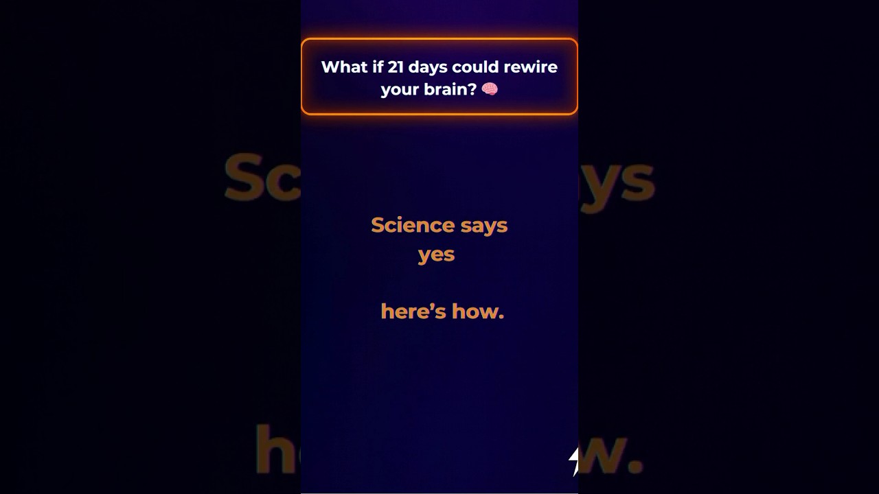 Правило 21 дня 🧠 | Наука о формировании устойчивых привычек