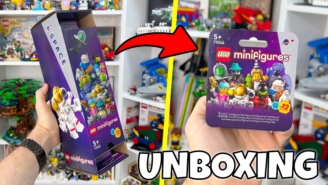 Unboxing a FULL CASE of LEGO Space Series 26 Minifigures
