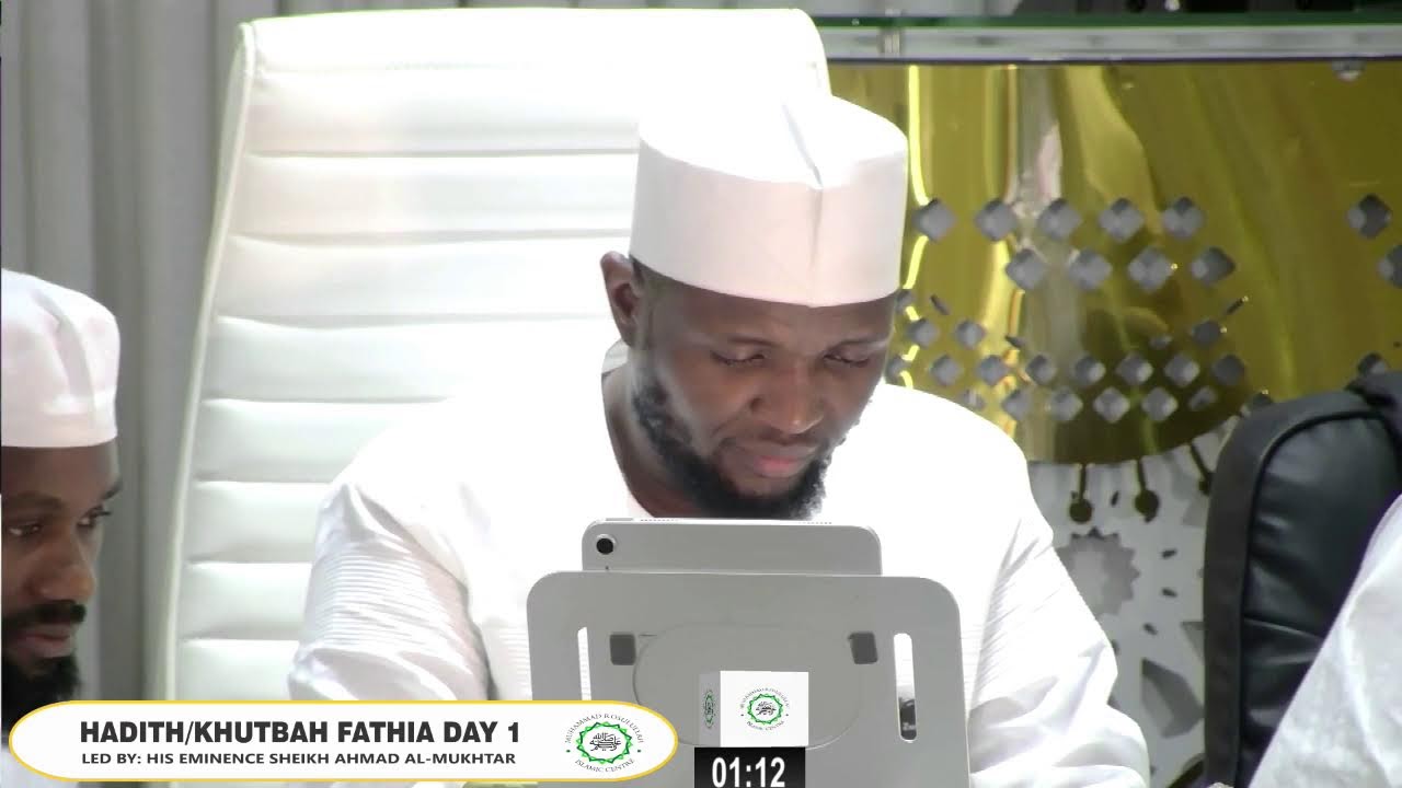 HADITH/KHUTBAH FATIHA (DAY 1)