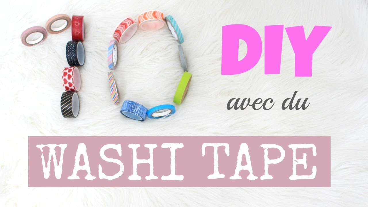 10 DIY AVEC DU WASHI TAPE/MASKING TAPE #3