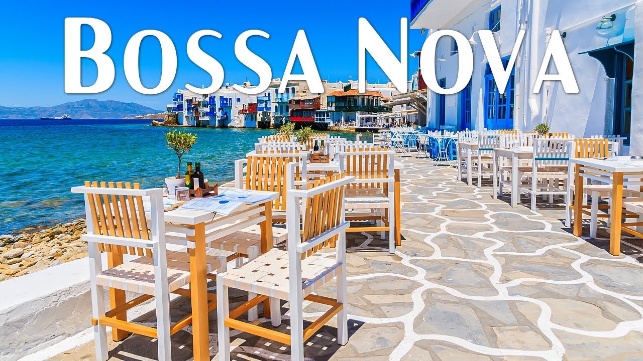 Bossa Nova Jazz – джаз в прибрежном кафе и музыка Bossa Nova со звуком океанских волн для учебы и от
