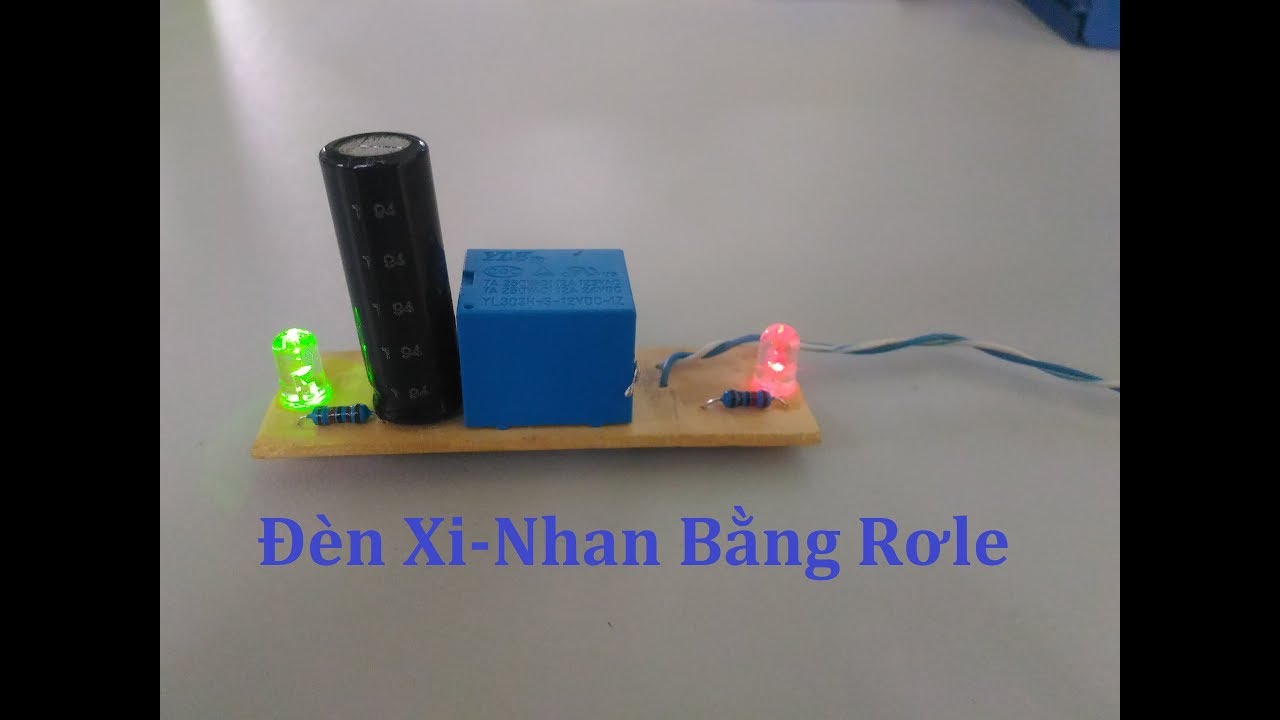 Làm Đèn Xi-Nhan Nhấp Nháy Bằng Rơ-le 12V