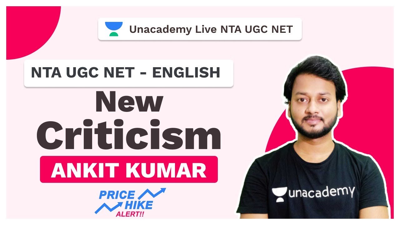 NTA UGC NET | New Criticism | English | AKS Rajveer | Unacademy